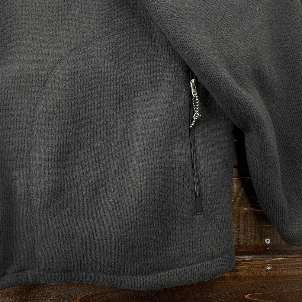 The North Face Gordon Lyons Fleece‎ Lined Jacket Men's Size 3XL Snap Front Black